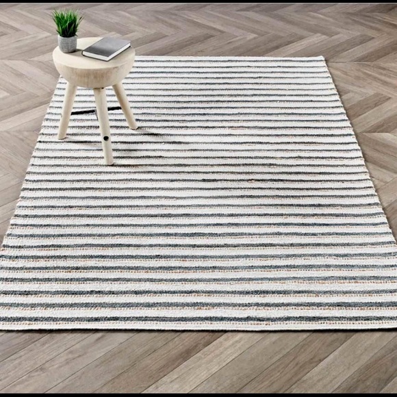 Striped Area Rug - Picture 2 of 4